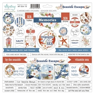Picture of Mintay Papers Αυτοκόλλητα Chipboard - Seaside Escape