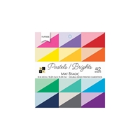 Εικόνα του DCWV Μπλοκ Scrapbooking Διπλής Όψης 6"X6"  - Flip/Side Pastels & Brights Solid