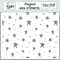 Εικόνα του Echo Park Στένσιλ 6"X6" - It's A Boy, Underneath The Stars