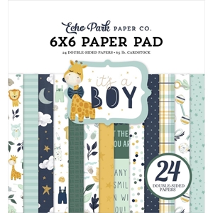 Picture of Echo Park Double-Sided Paper Pad 6"X6" - It's A Boy