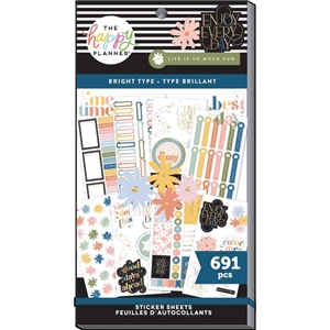 Picture of Happy Planner Αυτοκόλλητα Value Pack - Bright Type