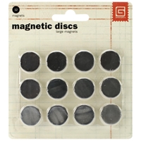 Εικόνα του Basic Grey Magnetic Discs 0.375" - Μαγνητάκια, Small, 20τεμ.