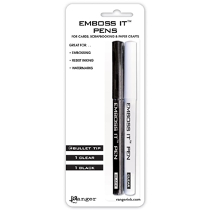 Picture of Ranger Emboss It Μαρκαδοράκια Embossing - Black & Clear