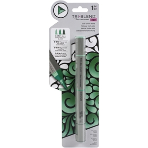 Picture of Spectrum Noir Triblend Brush Marker 3 in 1 - Jade Green Blend