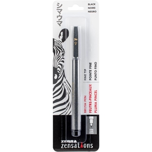Picture of Zebra Zensations  Fine Tip Brush Pen Μαρκαδόρος - Black