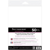 Εικόνα του Spectrum Noir Ultra Smooth Premium Cardstock 8.5" x 11" - White