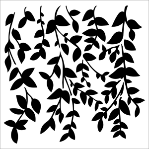 Picture of Crafter's Workshop Template 6"X6" - Hanging Vines