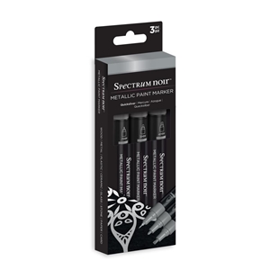 Picture of Spectrum Noir Metallic Markers Σετ Μεταλλικών Μαρκαδόρων - Quick Silver , 3 τεμ.