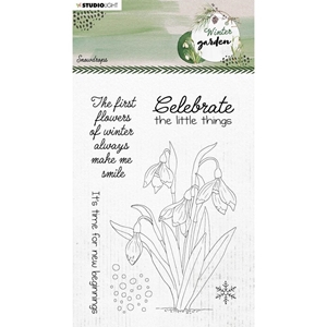 Picture of Studio Light Winter Garden Clear Stamps - Nr. 158, Snowdrops