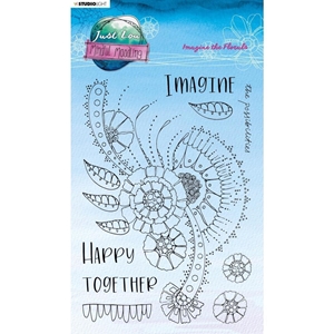 Picture of Studio Light Mindful Moodling Clear Stamps - Nr. 189, Imagine The Florals