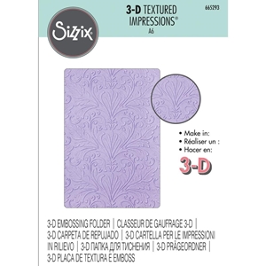 Picture of Sizzix 3-D Textured Impressions Embossing Folder - Art Nouveau
