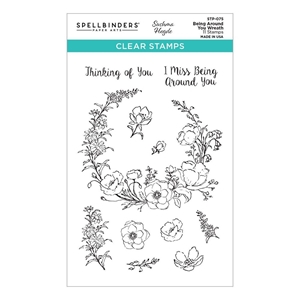 Picture of Spellbinders Clear Stamp Set by Sushma Hegde - Being Around You Wreath