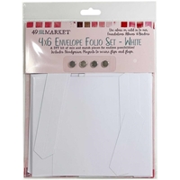 Εικόνα του 49 And Market Foundations Envelope Folio Set 4"X6" - White