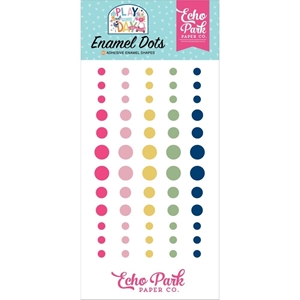 Picture of Echo Park  Αυτοκόλλητα Enamel Dots - Play All Day Girl