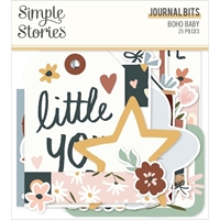 Εικόνα του Simple Stories Διακοσμητικά Εφέμερα Journal Bits - Boho Baby
