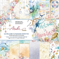 Picture of Asuka Studio Kawaii Paper Pack 6"X6" - Welcome to Paradise