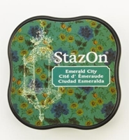 Εικόνα του Stazon Midi Ink Pad - Μόνιμο Μελάνι για μη Πορώδεις Επιφάνειες, Emerald City