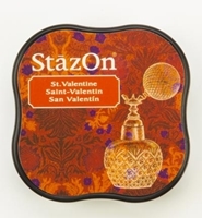 Εικόνα του Stazon Midi Ink Pad - Μόνιμο Μελάνι για μη Πορώδεις Επιφάνειες, St. Valentine