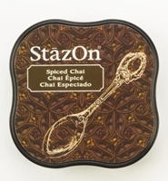 Εικόνα του Stazon Midi Ink Pad - Μόνιμο Μελάνι για μη Πορώδεις Επιφάνειες, Spiced Chai