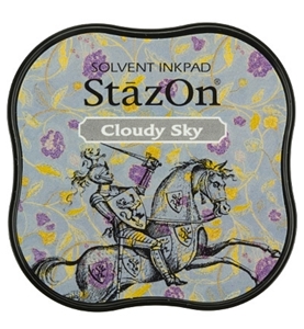 Picture of Stazon Midi Ink Pad - Μόνιμο Μελάνι για μη Πορώδεις Επιφάνειες, Cloudy Sky