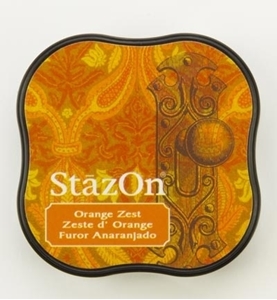 Picture of Stazon Midi Ink Pad - Μόνιμο Μελάνι για μη Πορώδεις Επιφάνειες, Orange Zest