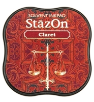 Εικόνα του Stazon Midi Ink Pad - Μόνιμο Μελάνι για μη Πορώδεις Επιφάνειες, Claret 