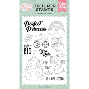 Picture of Echo Park Clear Stamps - Our Little Princess, Perfect Princess