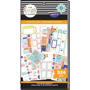 Picture of Happy Planner Sticker Value Pack Μπλοκ με Αυτοκόλλητα - Playful Tile, 524τεμ.