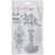 Picture of Ciao Bella Stamping Art Clear Stamps 6" X 8" - Universe Is Heart And Mind, 7pcs