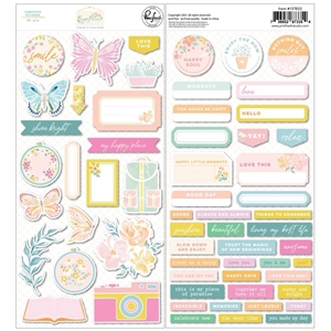 Picture of PinkFresh Cardstock Stickers - Happy Heart