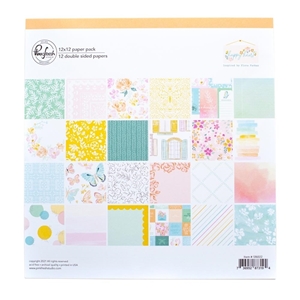 Picture of PinkFresh Double-Sided Paper Pack 12"X12" - Happy Heart