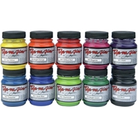 Εικόνα του Jacquard Dye-Na-Flow Ακρυλικά Χρώματα για Ύφασμα - Assorted Colors 10/Pkg