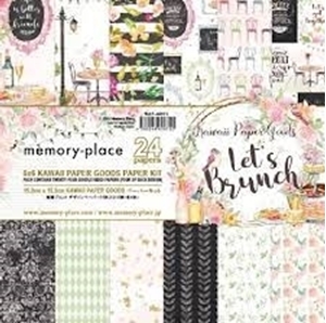 Picture of Memory Place Kawaii Συλλογή Χαρτιών Scrapbooking Διπλής Όψης 6"X6" - Let's Brunch