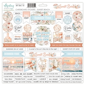 Picture of Mintay Papers Chipboard Stickers - Sunset Beach