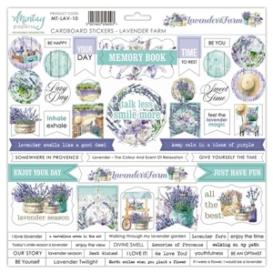 Picture of Mintay Papers Chipboard Stickers - Lavender Farm