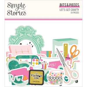 Picture of Simple Stories Διακοσμητικά Εφέμερα Bits & Pieces - Let's Get Crafty