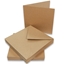 Picture of Craft UK Cards & Envelopes 5"x5" -  Kraft