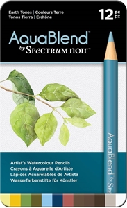 Picture of Spectrum Noir Spectrum Aquablend Watercolour Pencils - Earth Tones