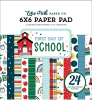 Εικόνα του Echo Park Μπλοκ Scrapbooking 6"X6" - First Day Of School