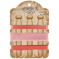 Εικόνα του Graphic 45 Staples Embellishment Trim - Διακοσμητικές Κορδέλες, Precious Pink
