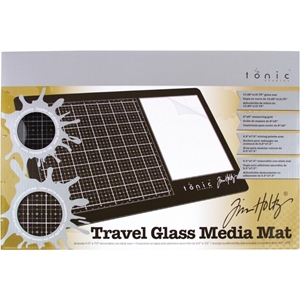 Picture of Tim Holtz Travel Glass Media Mat 10.25"X15.5" - Γυάλινη Επιφάνεια Εργασίας 