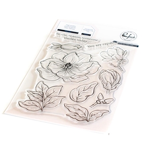 Picture of Pinkfresh Studio Clear Stamp Set 4"X6" - Magnolia, Σετ 3τμχ