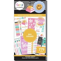 Εικόνα του Happy Planner Sticker Value Pack Μπλοκ με Αυτοκόλλητα - Groovy Teacher, 779τεμ.