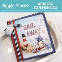 Εικόνα του Μάθημα-in-a-Box: Simple Stories Vintage Seas Flipbook Project Kit