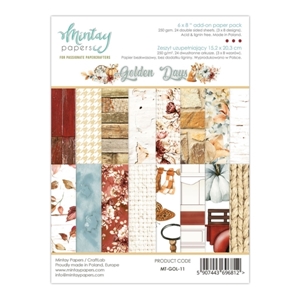 Picture of Mintay Papers Double-Sided  Add On Paper Pad 6''x8'' - Golden Days