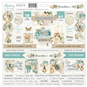 Picture of Mintay Papers Chipboard Stickers 12''x12'' - Grandma's Attic