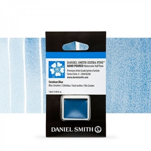 Picture of Daniel Smith Extra Fine Χρώμα Ακουαρέλας Half Pan - Cerulean Blue