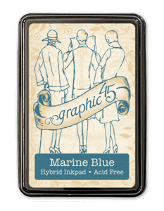 Picture of Graphic 45 Hybrid Inkpad - Υβριδικό Μελάνι Marine Blue