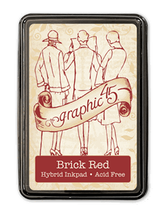Picture of Graphic 45 Hybrid Inkpad - Υβριδικό Μελάνι Brick Red