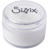 Εικόνα του Sizzix Making Essential Biodegradable Fine Glitter 12g - White